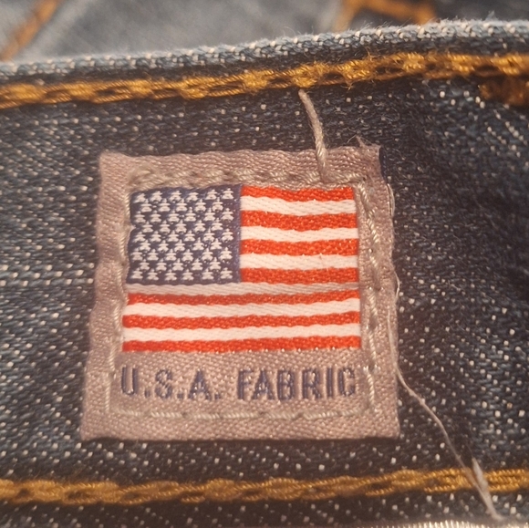 Ariat FR M4 Boot Cut 38 X 31.5 Low Rise Jeans Whiskered Faded - Picture 10 of 16